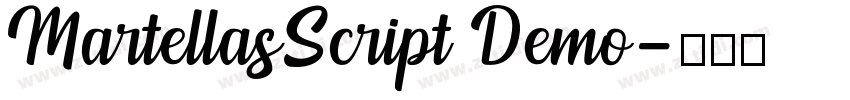 MartellasScript Demo字体转换